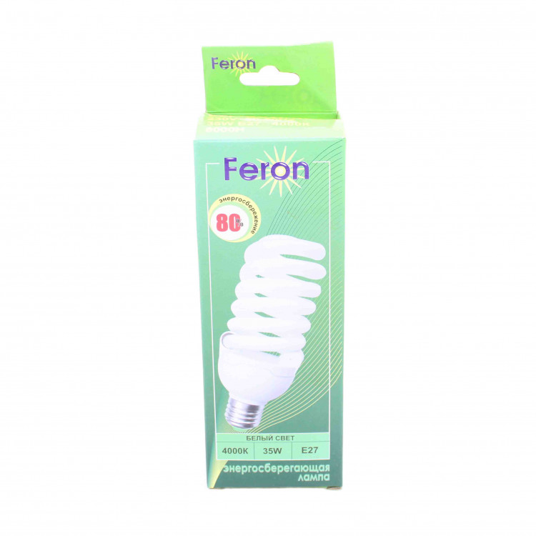 Лампа энергосбер. Feron ESF-35W/M спираль 35W E27 4000K*10*50