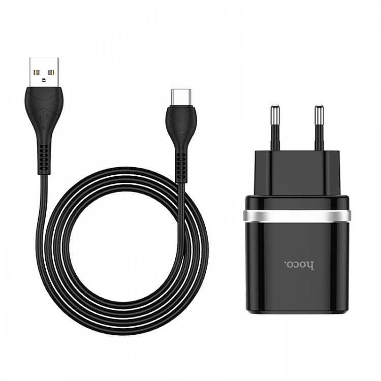 СЗУ с USB HOCO C12Q (5V, 3000mAh, 18W, FCP, AFC, QC2.0, QC3.0, шнур Micro) 1/10