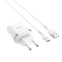 СЗУ с USB HOCO C12Q (5V, 3000mAh, 18W, FCP, AFC, QC2.0, QC3.0, шнур Type-C) 1/10