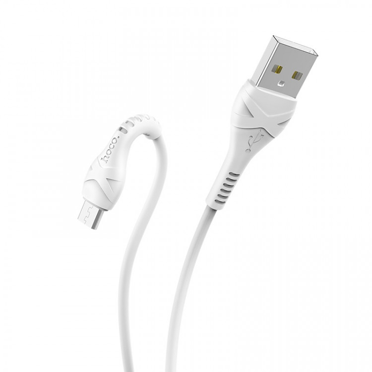 Шнур USB на micro USB штекер  HOCO X37   1м  (2.4A) анти-излом  (1/31)