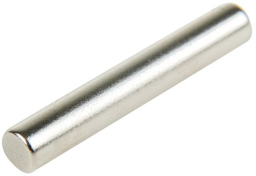 Магнит неодимовый пруток 4х25мм  (сцепление1,3кг)  (6шт) R-3325
