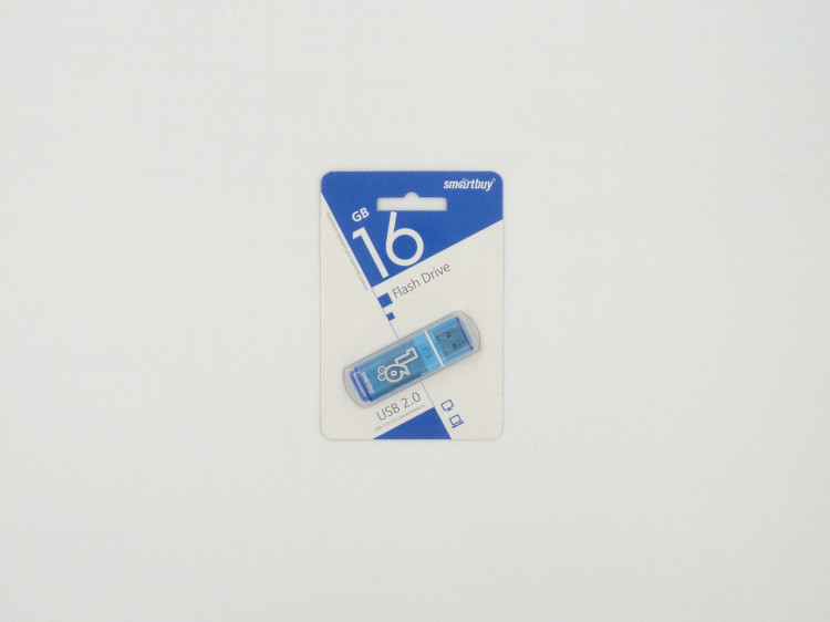 USB-Flash 16GB Smartbuy Glossy series Blue (SB16GBGS-B)