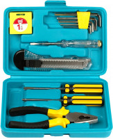 Набор инструментов  Smartbuy Tools One,11 предметов, отверт.,тестер,плоског., рулетка,ключи шестигр.
