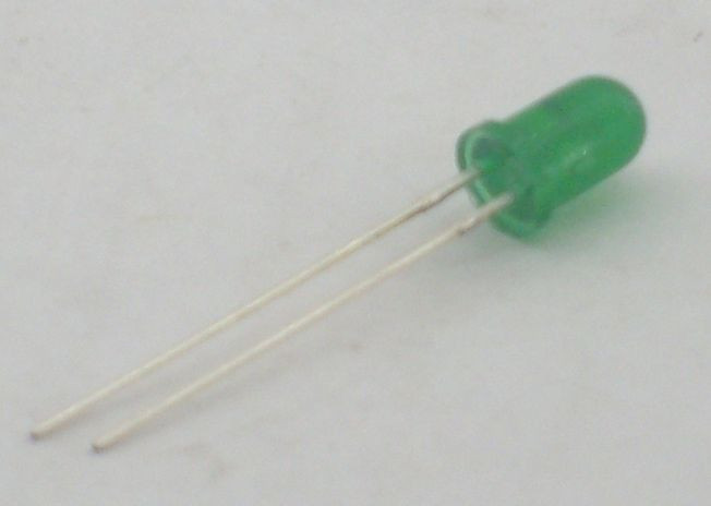 LED GREEN 2L 12V  6043