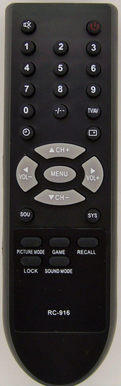 SHIVAKI RC-916 (TV) как(ор) Quality  (M1720)