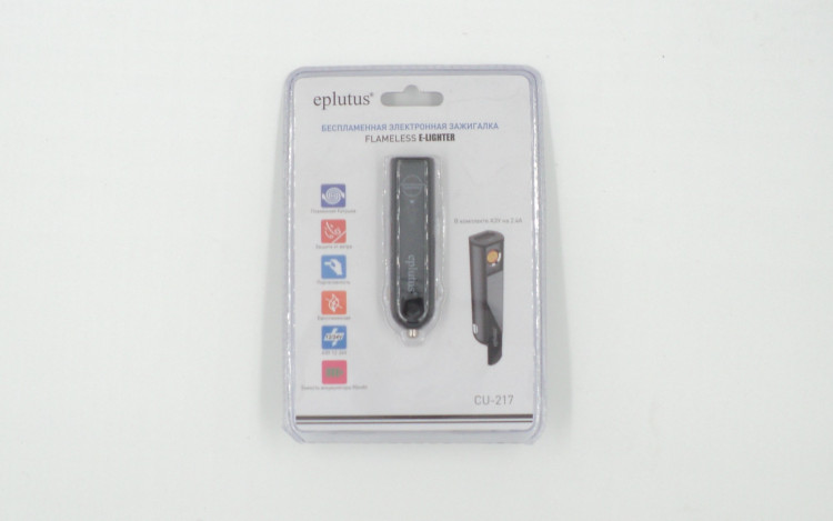 АЗУ с USB Eplutus CU-217 (5V, 2400mAh,c зажигалкой)