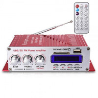 Усилитель звука HY400 (2х20Вт,USB,SD, FM)