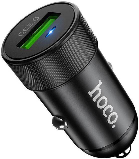АЗУ с USB HOCO Z32 (5V, 2400mAh,QC3.0,12/24V)