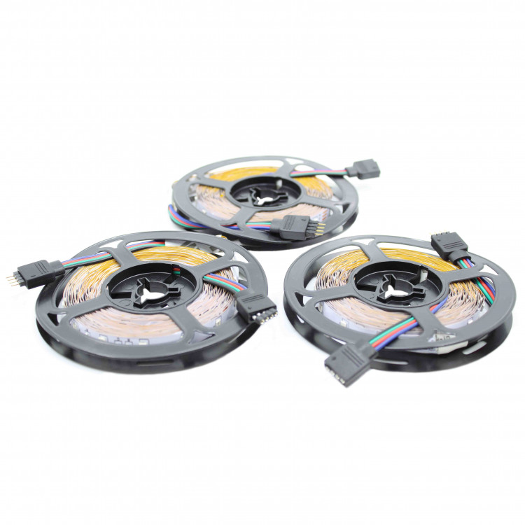 LED лента, IP20, SMD2835/300, Огонек OG-LDL16 RGB  3.5м. ( блок + пульт)