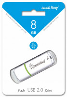 USB-Flash  8GB Smartbuy Crown White (SB8GBCRW-W)