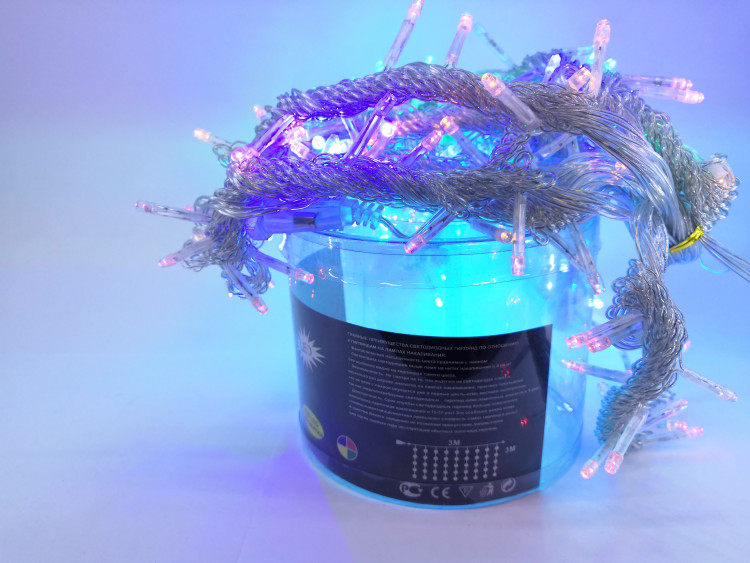 Гирлянда-Штора 600LED (3х3) RGB