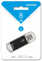 USB-Flash  8GB Smartbuy V-Cut Black (SB8GBVC-K)