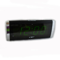 VST730-2 часы эл.сетевые зел.цифры