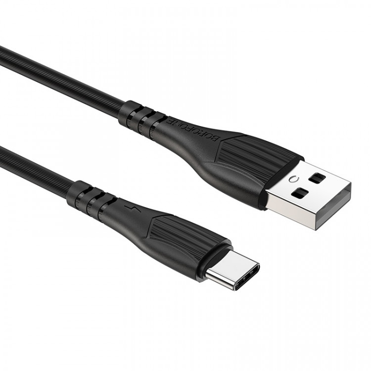 Шнур USB на Lighting  BOROFON BX-37   1м  рифленый