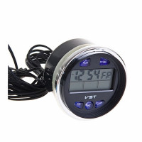 VST7042V часы эл. авто (будильник, температура,вольтметр)