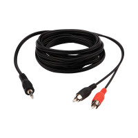 Шнур 3,5мм Стерео штекер - 2*RCA штекер 3м REXANT R-4204