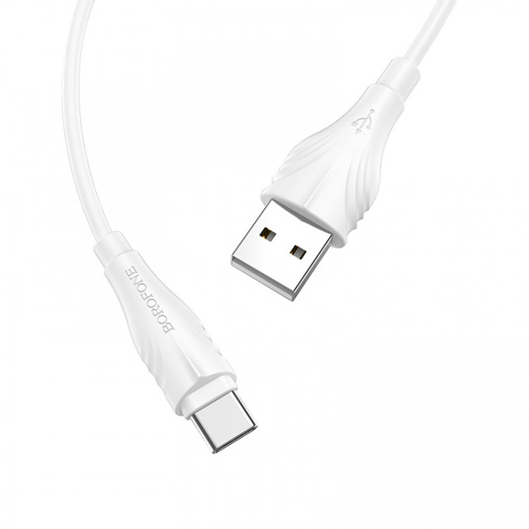 Шнур USB на TYPE-C  BOROFON BX-18  1м  (3.0A) (1/15)