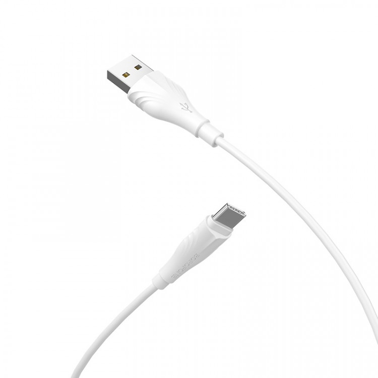 Шнур USB на TYPE-C  BOROFON BX-18  2м (3A) (1/10)
