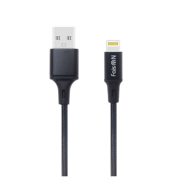Шнур USB на Lighting  FaisON HX14   1м (2,1А) плетеный