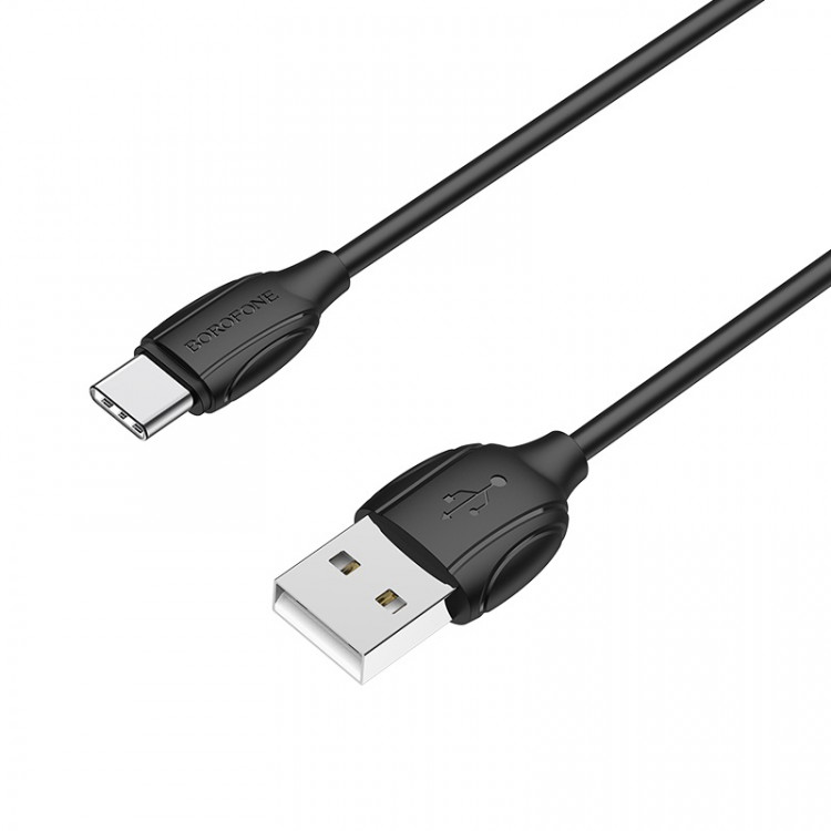 Шнур USB на TYPE-C  BOROFON BX-19  1м (3A) (1/15)