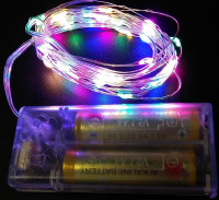 Гирлянда LED Огонек (3м, цветная. 2*AA) LD-151/OG-LDG05