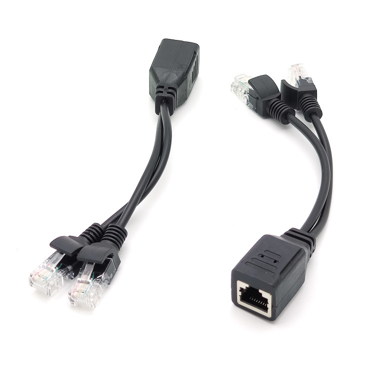 Переходник Орбита OT-VNP32 (гн. RJ45 - 2 шт. RJ45/гн. RJ45 - 2 шт. RJ45)