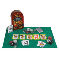 Набор для покера (в жестяном боксе) 341-004