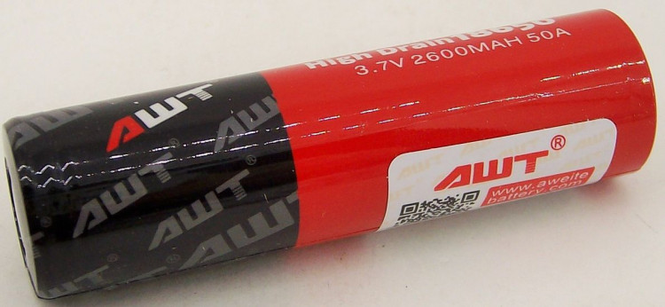 FN-18650 Аккумулятор AWT  (50A,2600mA)