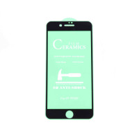Стекло защитное FILM Geramics на iPhon 7P/8P   (черное)