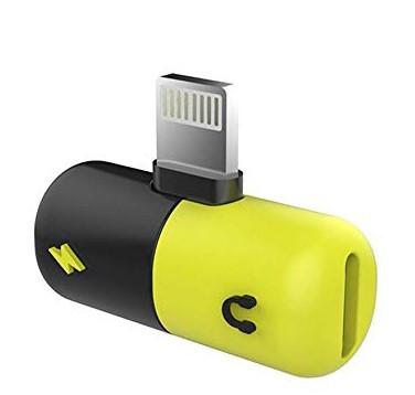 Переходник Lightning штекер - 2хLightning гнездо  GL-012