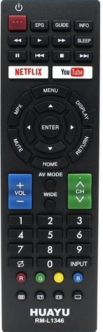 HUAYU RM-L1346 (for SHARP TV NETFLIX & YOUTUBE)