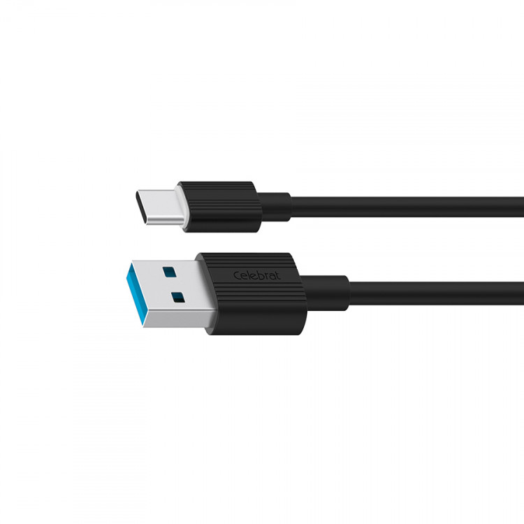 Шнур USB на TYPE-C  Celebrat CB-09T  1м