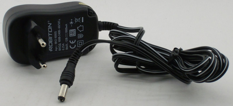Б/п  стаб. ROBITON IB12-1000S  5,5x2,5/12 (12V/1000mA) (М2078)