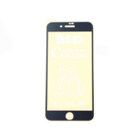 Стекло защитное MATTE Film Geramics на iPhon 7P/8P+   (черное)