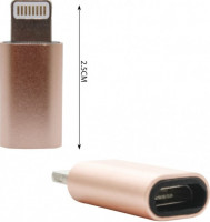 Переходник Lightning штекер - micro USB гнездо OTG Орбита BS-518/OT-SMA06