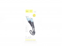 Шнур USB на Lighting  HOCO X38-iP   0,25м  (2A) плетеный (1/30)