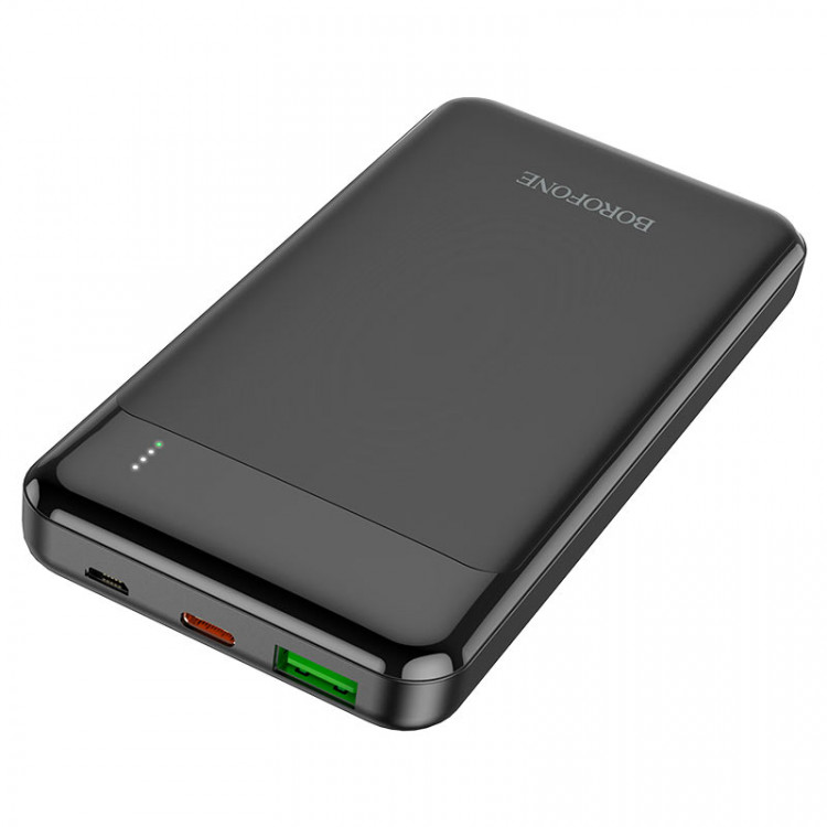 Аккумулятор портативный BOROFONE  BJ19 1*USB (10000mA) Type-C/micro/QC3.0