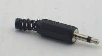 3.5мм Моно штекер, на кабель (10/100)   P-003-1
