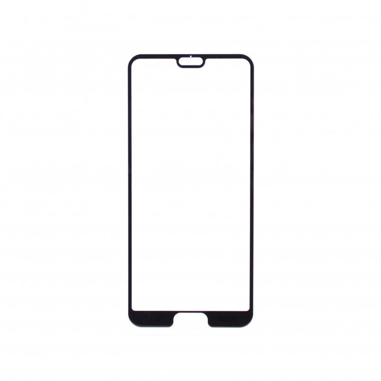 Стекло защитное на Huawei P20  5D черный