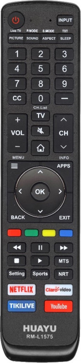 HUAYU RM-L1575 (for HISENSE/DEXP LCD)
