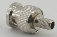 BNC штекер обжим. на RG59U (медь-ник. центр-зол.) (10/100) Р-340-59