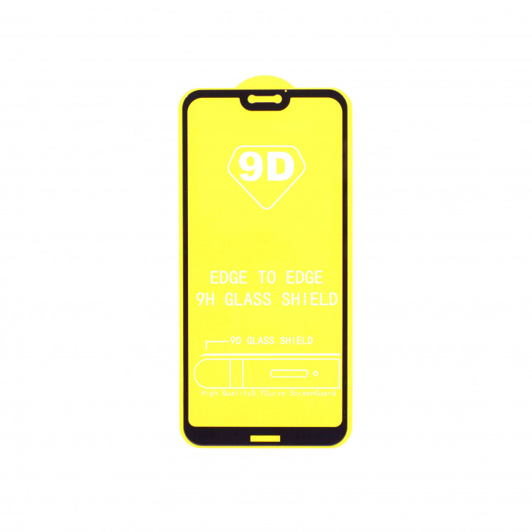 Стекло защитное на Huawei P20Lite  5D черный