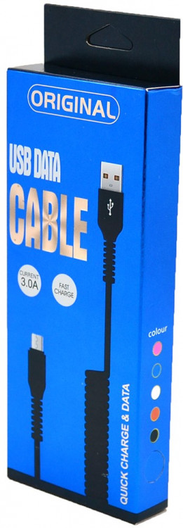 Шнур USB на Lighting  Орбита KM-144   1м (3А) витой