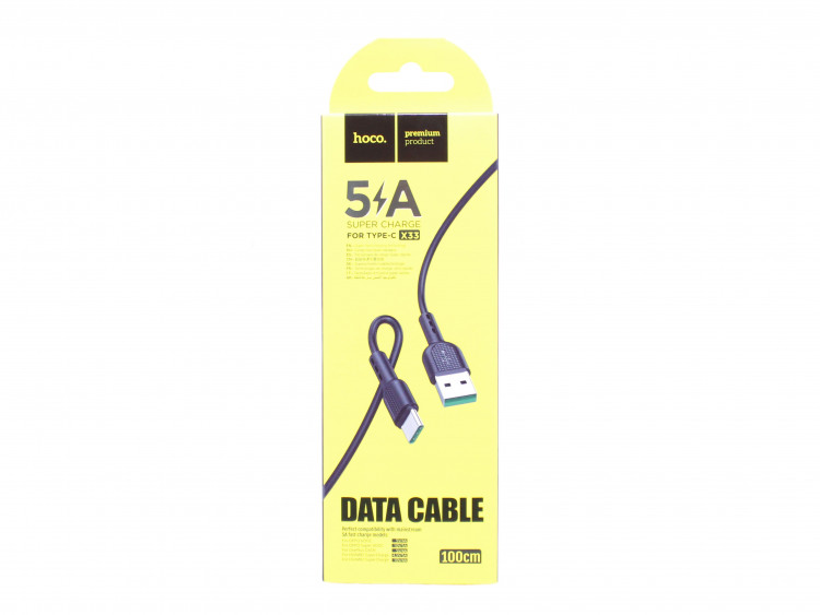 Шнур USB на TYPE-C  HOCO X33-C   1м (5A) (1/33)