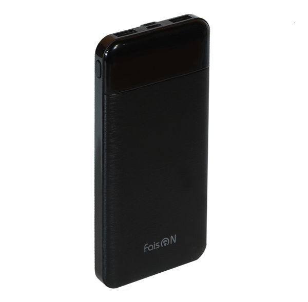 Аккумулятор портативный FaisON B35E (2*USB,10000mA, Type-C, дисплей)