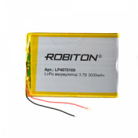 Аккумулятор Robiton LP4070100 (3.7B, 3000mAh)
