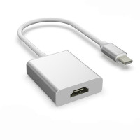 Переходник TYPE-C штекер - HDMI гнездо (15см) OT-AVW54