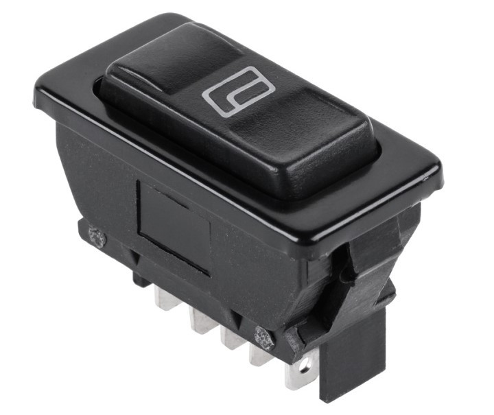 Выкл. стеклоподъемника клав-ный 12V 20A (5с)(ON)-OFF-(ON) с подсветкой  R-4420