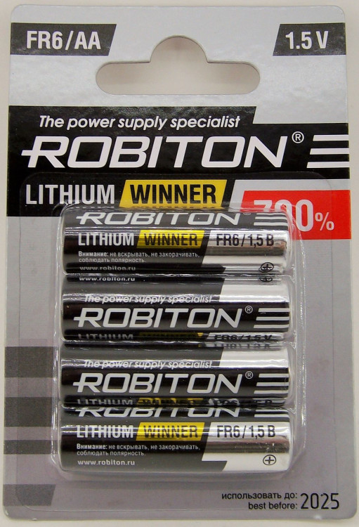 FR6            ROBITON WINNER BL-4 WINNER LITHIUM