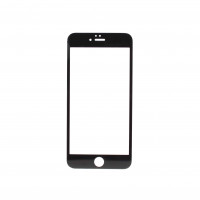 Стекло защитное на iPhon 6+  4D (черное)